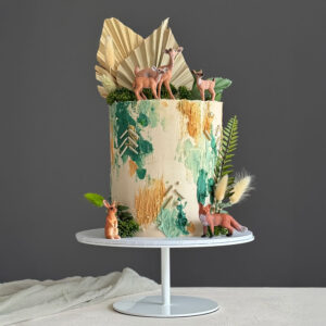Woodland animal cake perth
