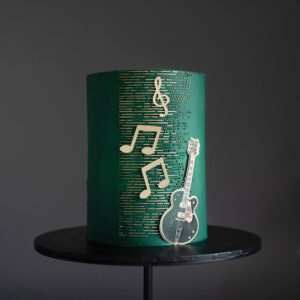 green music birthday cake Perth