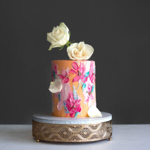 floral birthday cake Perthshire