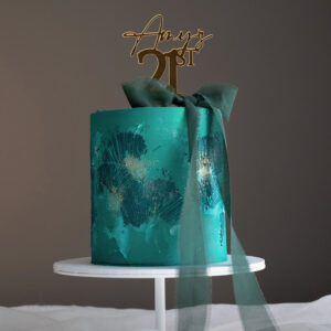 green 21st birthday cake Gleneagles