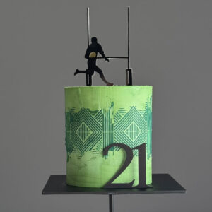 green 21st birthday cake perthshire
