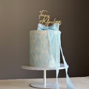Blue Christening Cake Perth
