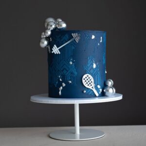Blue sports cake Perthshire
