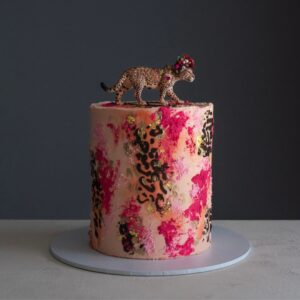 leopard print cake Forgandeny